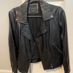 Elodie Black Leather Jacket